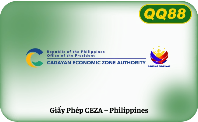 Giay Phep CEZA Giấy phép CEZA Philippines của nhà cái QQ88